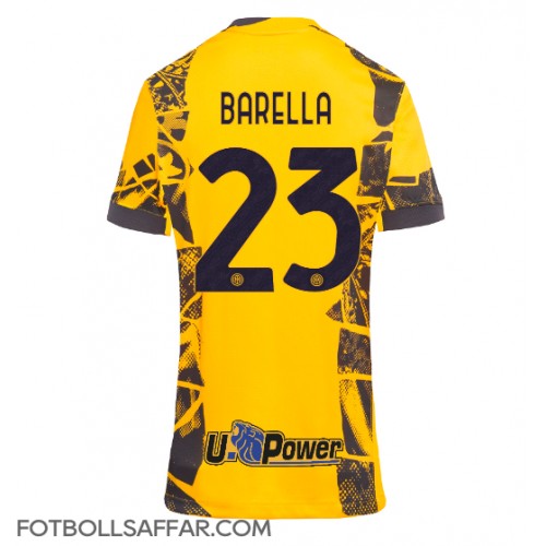 Inter Milan Nicolo Barella #23 Tredjeställ Dam 2024-25 Kortärmad